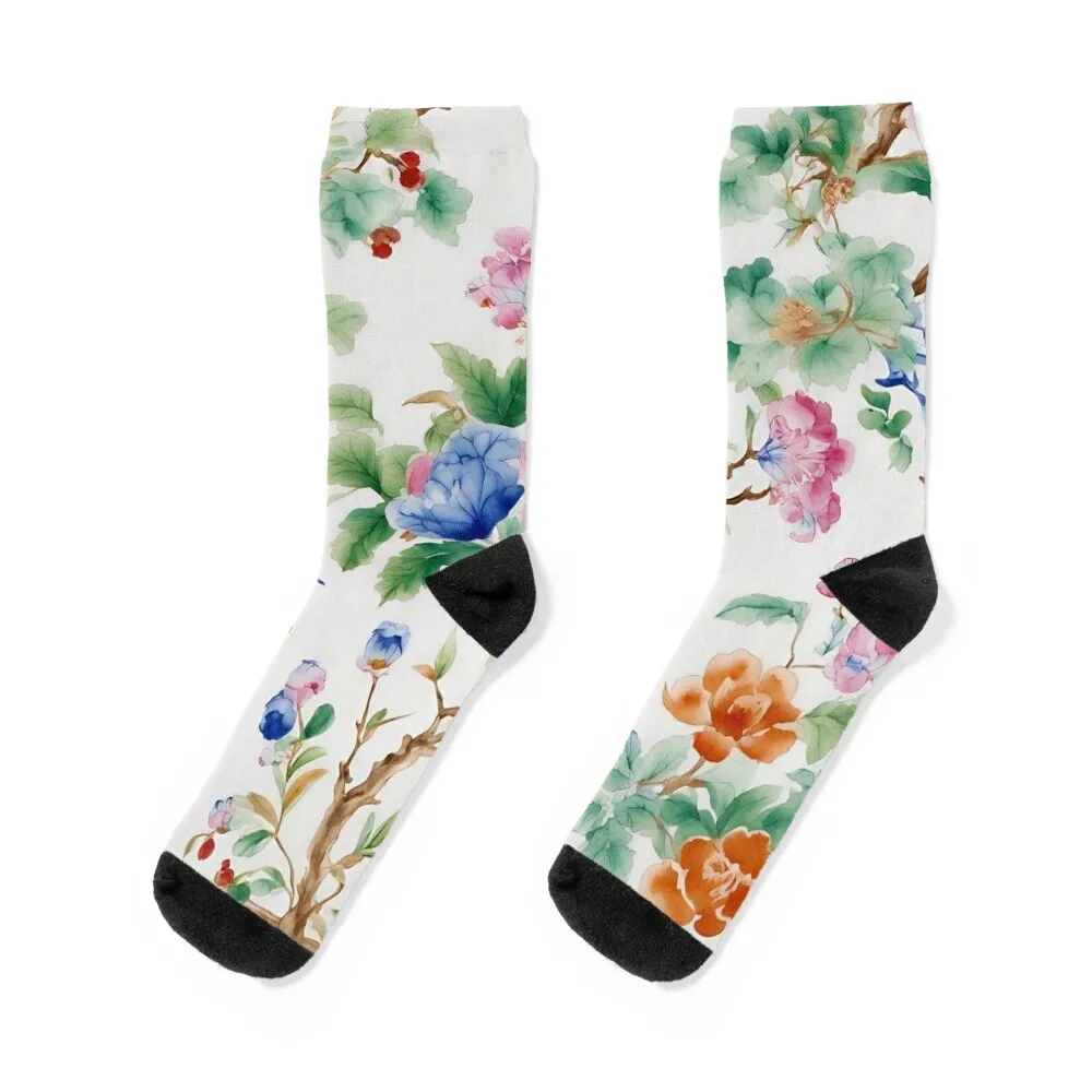 Porcelain style chinoiserie roses, birds and branches Socks hockey cool retro Socks Ladies Men's
Porcelain style chinoiserie roses, birds and branches Socks hockey cool retro Socks Ladies Men's