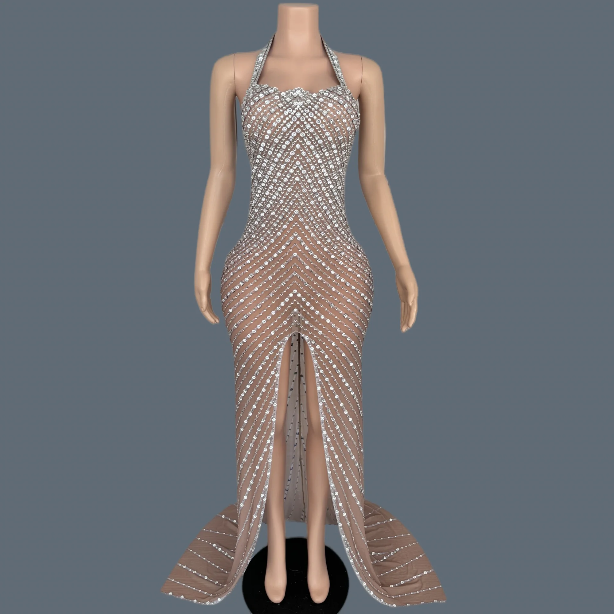 High-quality Luxury Evening Gown Sexy Women High Slits Long Tail Dress Birthday Celebrate Party Queen Photo Shoot Wear Fengexian
High-quality Luxury Evening Gown Sexy Women High Slits Long Tail Dress Birthday Celebrate Party Queen Photo Shoot Wear Fengexian