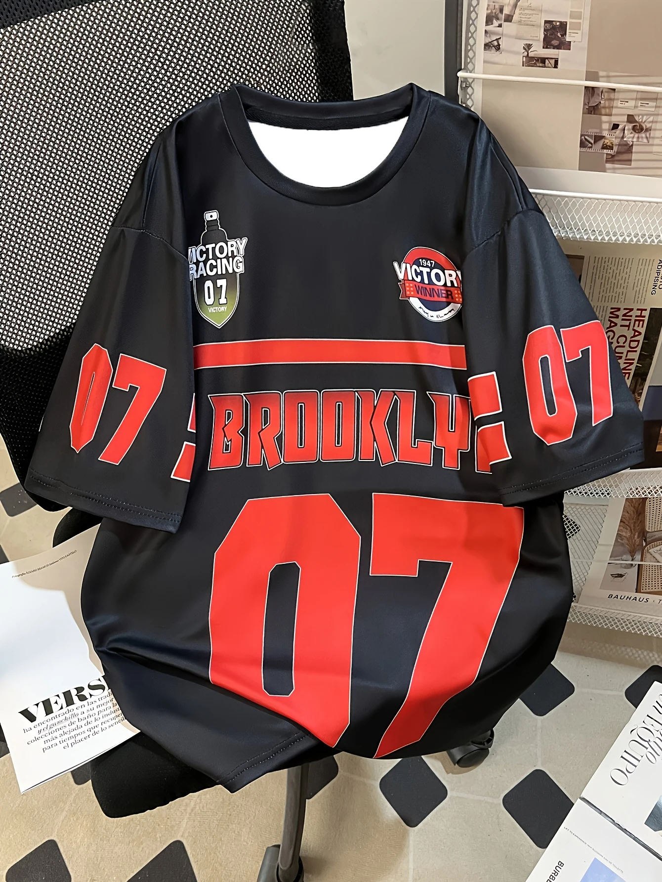 Women Retro Brooklyn 07 Pattern T-shirt Retro Street Wear T-shirt Digital 07 Design Round Neck Sports Fast Drying Breathable
Women Retro Brooklyn 07 Pattern T-shirt Retro Street Wear T-shirt Digital 07 Design Round Neck Sports Fast Drying Breathable