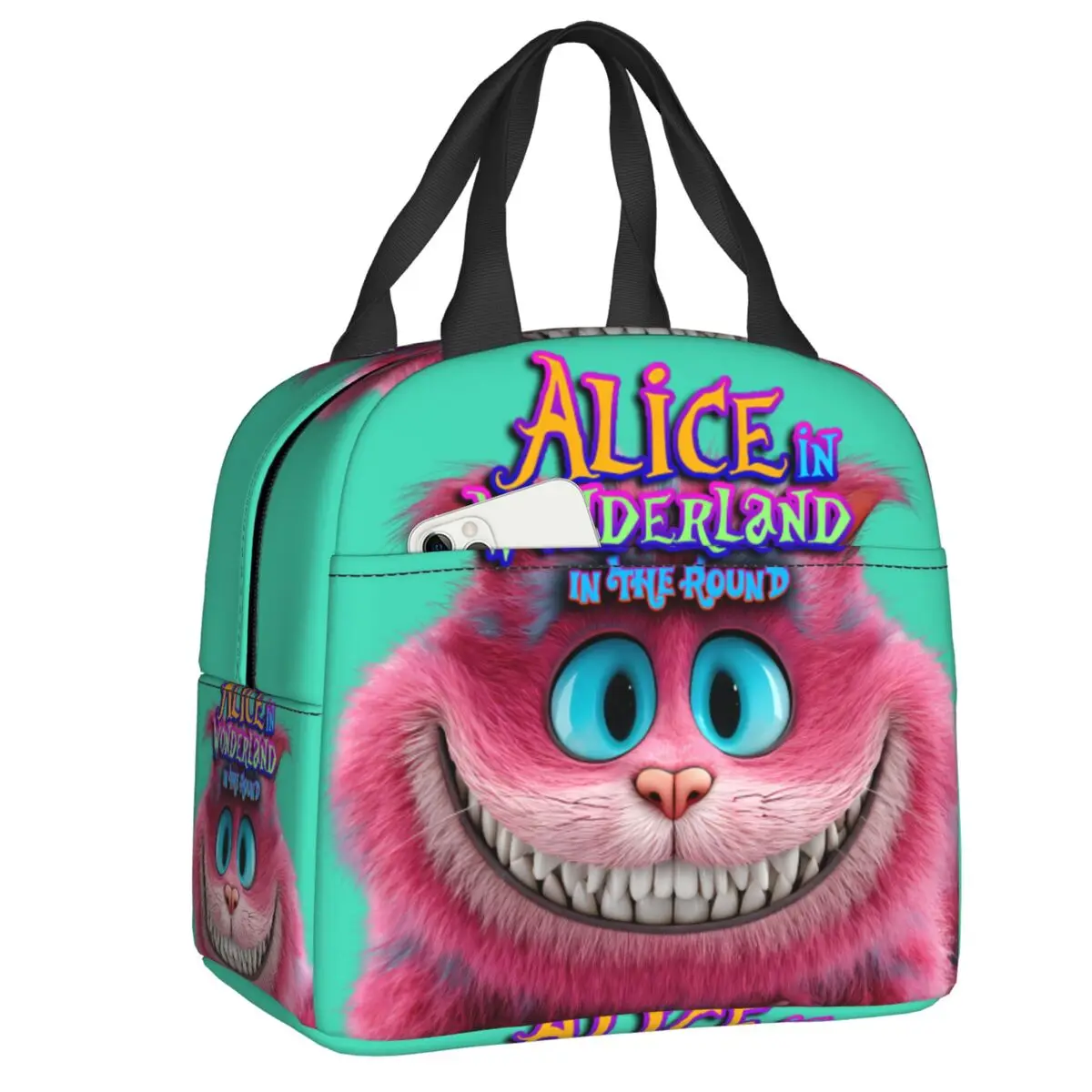 Custom Alice In Wonderland Insulated Lunch Bags for Women Cheshire Cat Portable Cooler Thermal Food Lunch Box School
Custom Alice In Wonderland Insulated Lunch Bags for Women Cheshire Cat Portable Cooler Thermal Food Lunch Box School