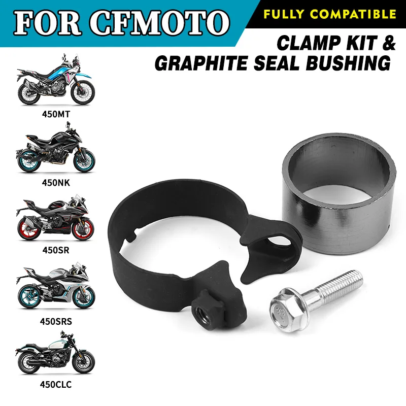 For CFMOTO 450MT Exhaust Pipe Muffler Sealing Ring Clamp 450MT CLC NK SR Sealing Sleeve Clamp with Screw Original Parts
For CFMOTO 450MT Exhaust Pipe Muffler Sealing Ring Clamp 450MT CLC NK SR Sealing Sleeve Clamp with Screw Original Parts