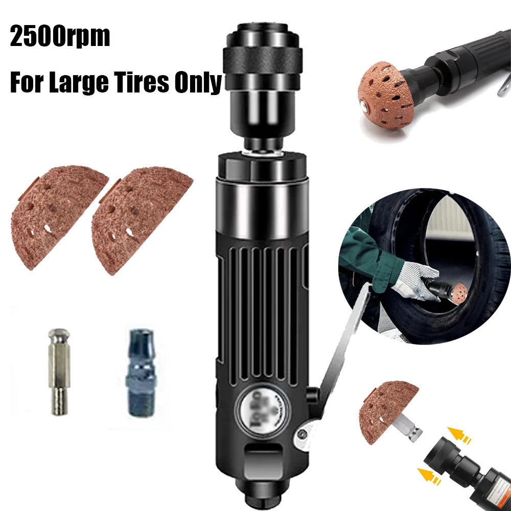 Low Speed Pneumatic Polisher Air Tire Buffer Tire Grinder Tire Repair Tool for Deburring & Grinding Car Rubber Metal Surface
Low Speed Pneumatic Polisher Air Tire Buffer Tire Grinder Tire Repair Tool for Deburring & Grinding Car Rubber Metal Surface