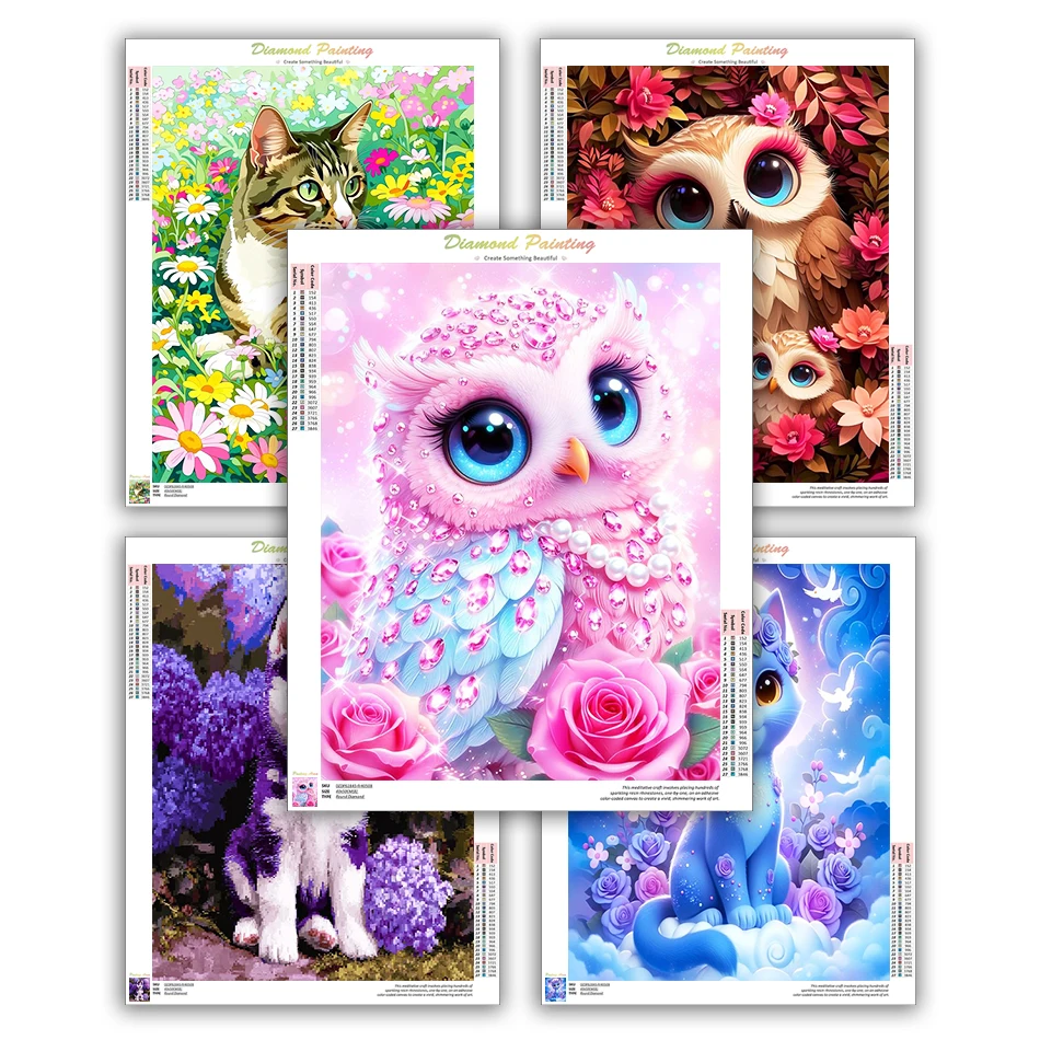 CHENISTORY 5D Diamond Painting Drawing With Diamonds Crystal Animals Diamond Art Accessories Arts Craft Full Square/Round Drill
CHENISTORY 5D Diamond Painting Drawing With Diamonds Crystal Animals Diamond Art Accessories Arts Craft Full Square/Round Drill