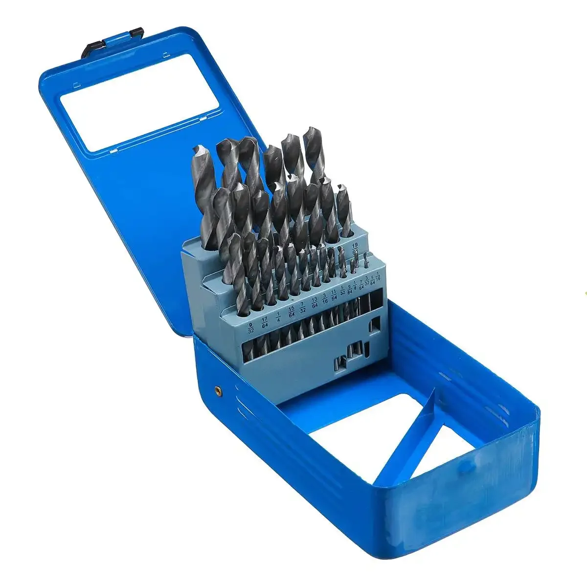29pcs 1/16-1/2mm Multi-Material Drill Bit Set HSS Diamond Twist Drill Bits Woodworking Drilling Bits with Storage Box
29pcs 1/16-1/2mm Multi-Material Drill Bit Set HSS Diamond Twist Drill Bits Woodworking Drilling Bits with Storage Box