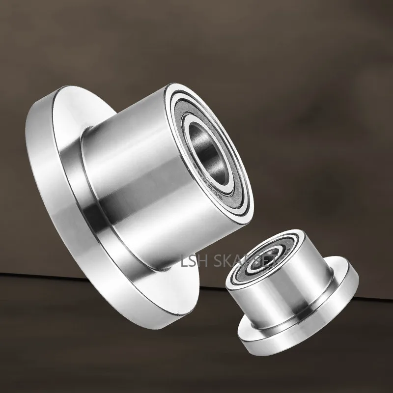 Stainless Steel Single-sided Track Pulley T-shaped Track Guiding Mechanical Roller Silent Ball Bearing Load-bearing Slide Wheel
Stainless Steel Single-sided Track Pulley T-shaped Track Guiding Mechanical Roller Silent Ball Bearing Load-bearing Slide Wheel