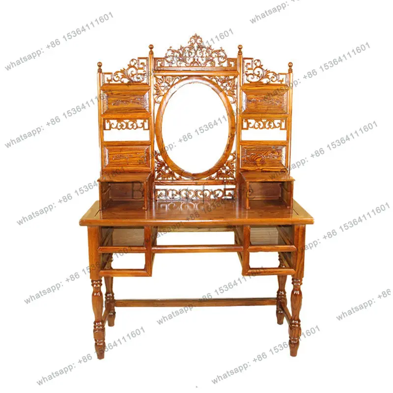 New Chinese dresser solid wood antique style small apartment household bedroom dressing
New Chinese dresser solid wood antique style small apartment household bedroom dressing