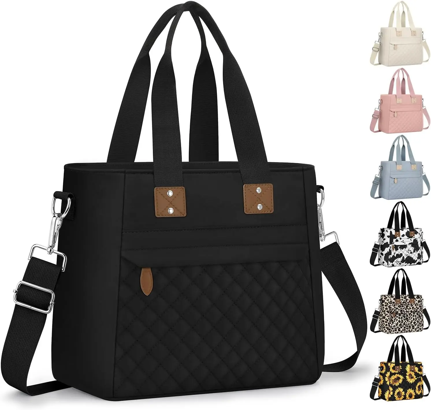 Large Insulated Lunch Tote for Women & Men - Thermal Cooler Bag with Adjustable Shoulder Strap, Reusable for Work, Picnic, Beach, Travel
Large Insulated Lunch Tote for Women & Men - Thermal Cooler Bag with Adjustable Shoulder Strap, Reusable for Work, Picnic, Beach, Travel