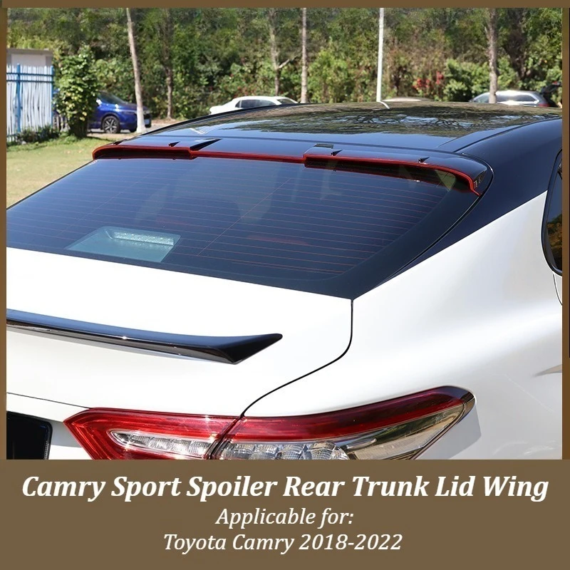 For Toyota Camry 2018-2022 Sport Spoiler Rear Trunk Lid Wing Exterior Styling Body Kit Car Accessories Custom Modification
For Toyota Camry 2018-2022 Sport Spoiler Rear Trunk Lid Wing Exterior Styling Body Kit Car Accessories Custom Modification
