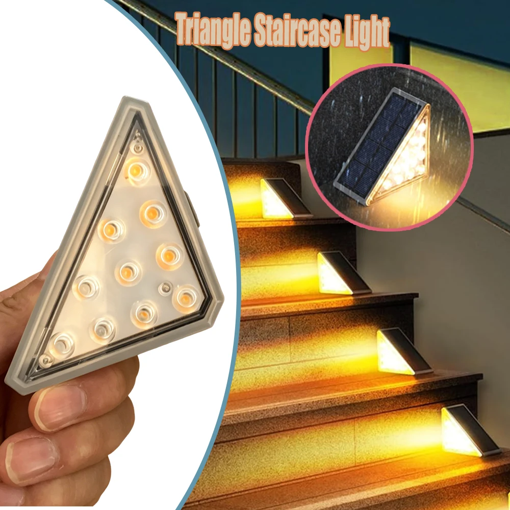 IP67 Solar Step Lights Waterproof Outdoor Stair Lights Warm White Solar Deck Lights For Patio Yard Garden Walkway Decorative
IP67 Solar Step Lights Waterproof Outdoor Stair Lights Warm White Solar Deck Lights For Patio Yard Garden Walkway Decorative