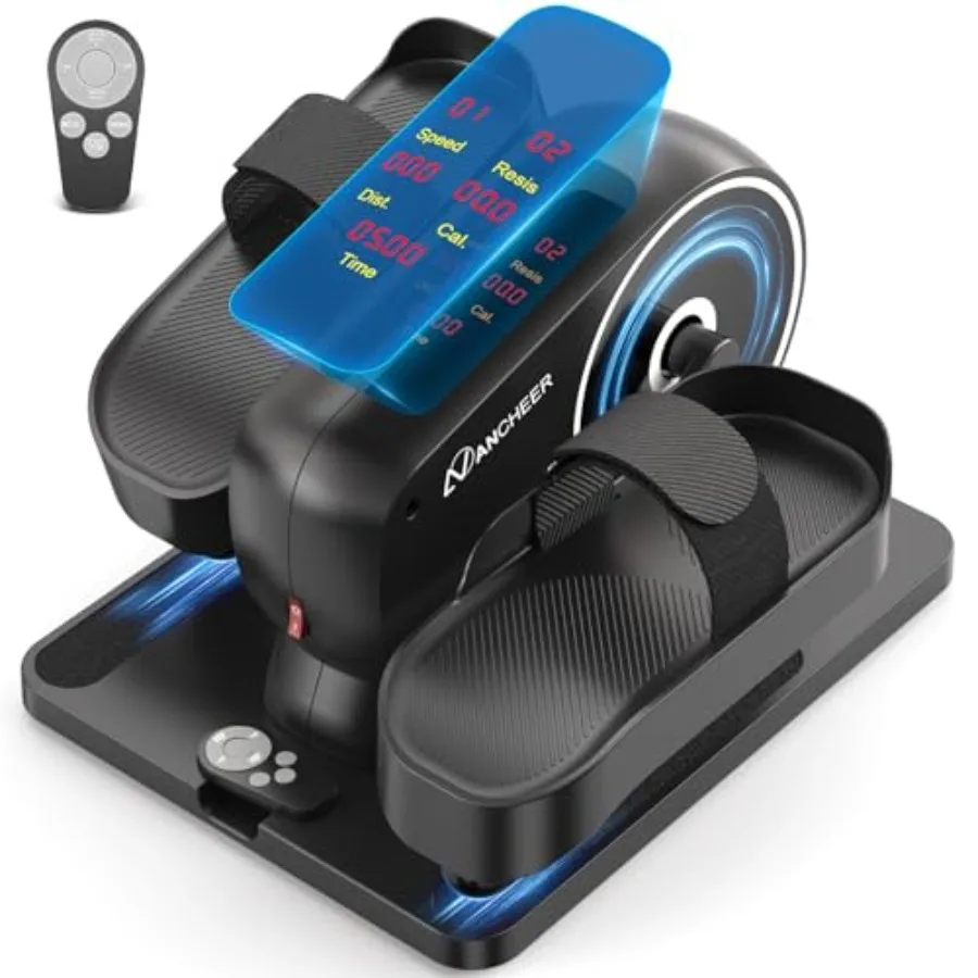 Under Desk Elliptical Machine 2-in-1 Mini Exercise Bike Digital Display 9 Resistance Levels 12 Speed Levels Active and Auto Mod
Under Desk Elliptical Machine 2-in-1 Mini Exercise Bike Digital Display 9 Resistance Levels 12 Speed Levels Active and Auto Mod