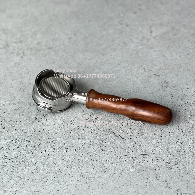 Bottomless Coffee Handle Semi-automatic Handle 58mm Powder Bowl for Red Rosewood
Bottomless Coffee Handle Semi-automatic Handle 58mm Powder Bowl for Red Rosewood