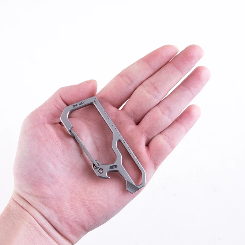 1 Piece Tacray Outdoor camping Multi-Functional Titanium Hanging Buckle Keychain Quick Hanging EDC Equipment
1 Piece Tacray Outdoor camping Multi-Functional Titanium Hanging Buckle Keychain Quick Hanging EDC Equipment