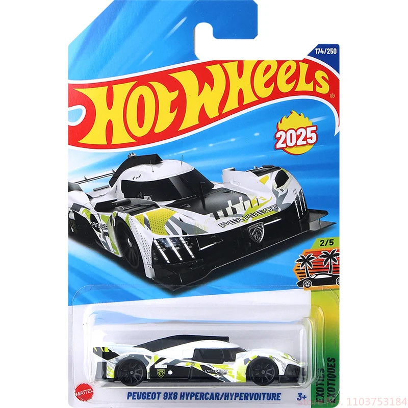 Лидер продаж, новая модель автомобиля из сплава Hot Wheels Peugeot Le Mans Supercar Peugeot 9x8 Hypercar, модель настольного украшения, подарок на день рождения, игрушка
Лидер продаж, новая модель автомобиля из сплава Hot Wheels Peugeot Le Mans Supercar Peugeot 9x8 Hypercar, модель настольного украшения, подарок на день рождения, игрушка