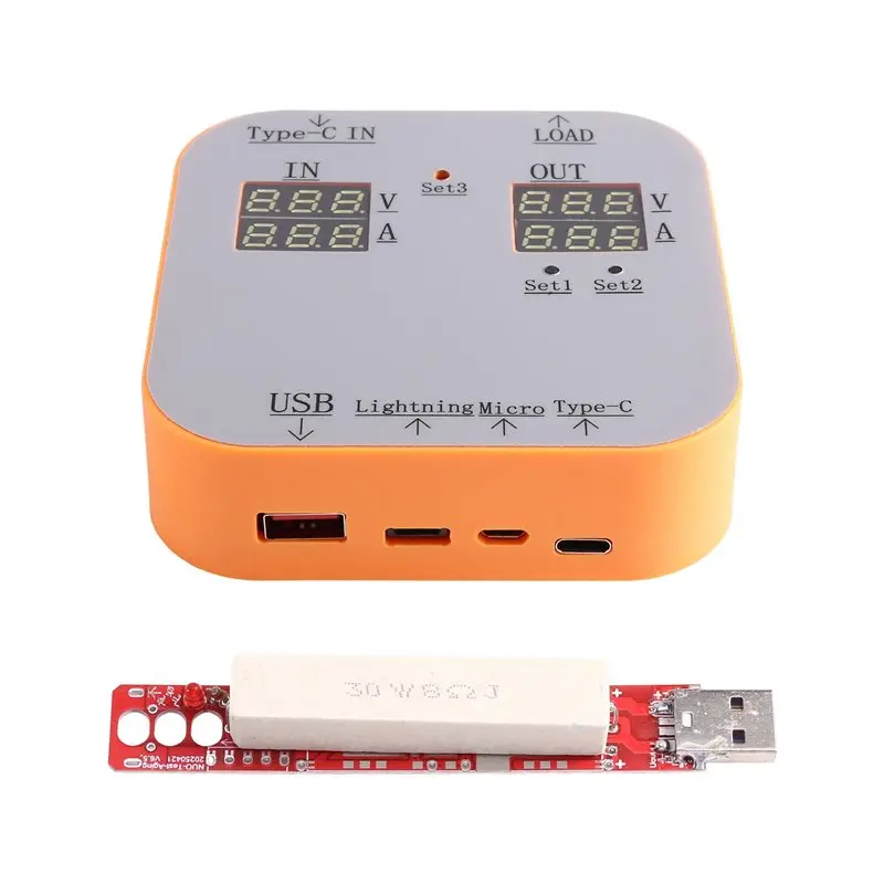 WORTHOWN-Multi-Cable Tester 1-To-3 Charging Cable Tester Shared Power Bank Tester Type-C One To Three Wire Head Tester
WORTHOWN-Multi-Cable Tester 1-To-3 Charging Cable Tester Shared Power Bank Tester Type-C One To Three Wire Head Tester