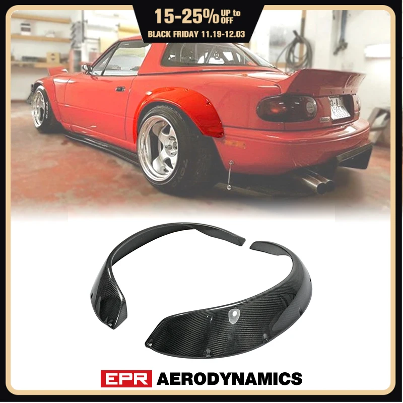 Discount Car-styling For MX5 1989-1997 NA MK1 Miata Carbon Fiber Glossy Finish RB Style Wide Body Rear Fender Flare RB Mudguard
Discount Car-styling For MX5 1989-1997 NA MK1 Miata Carbon Fiber Glossy Finish RB Style Wide Body Rear Fender Flare RB Mudguard
