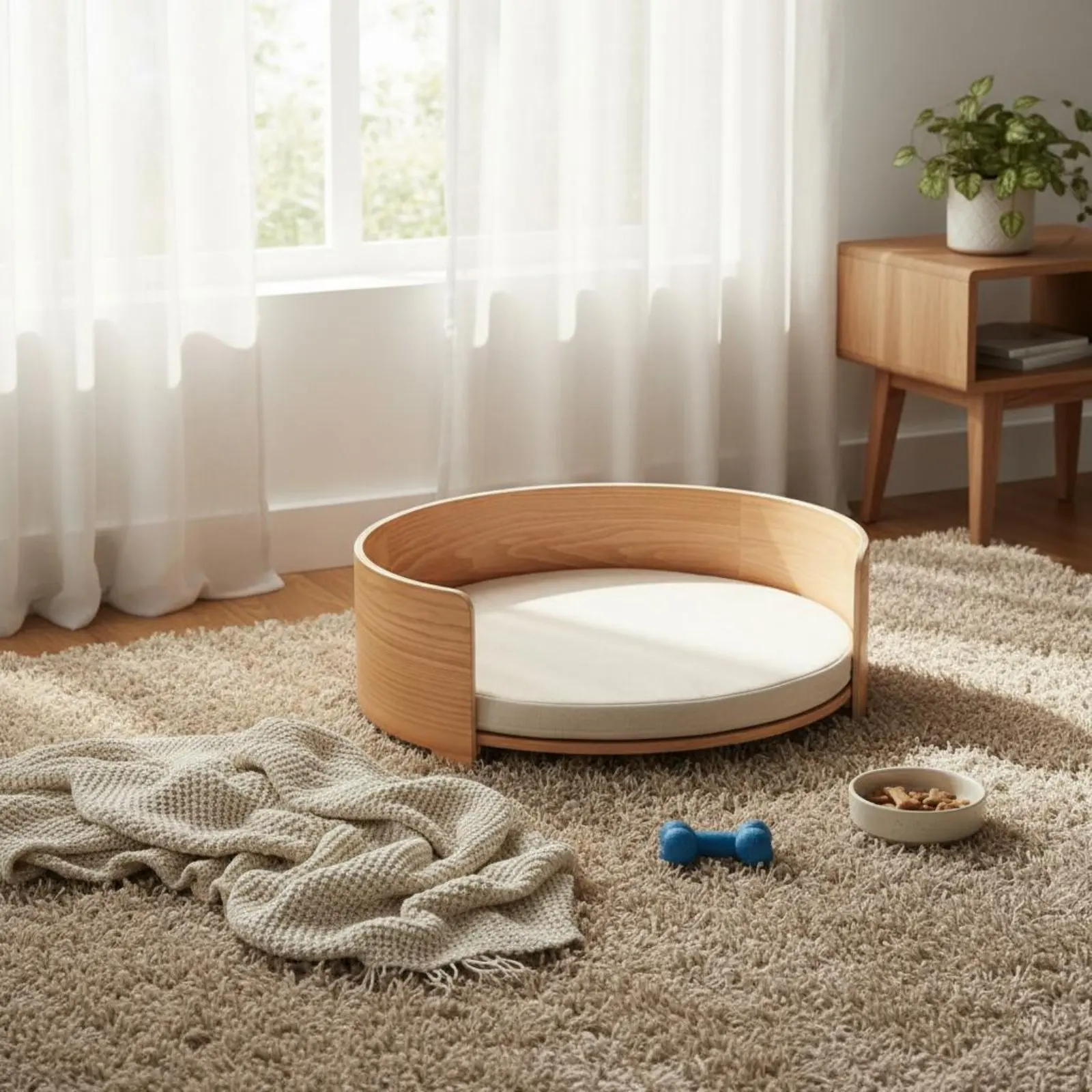 Feline Bed Breathable Soft Pet Nest Round Pet Bed Thick Padded Warm for Indoor
Feline Bed Breathable Soft Pet Nest Round Pet Bed Thick Padded Warm for Indoor