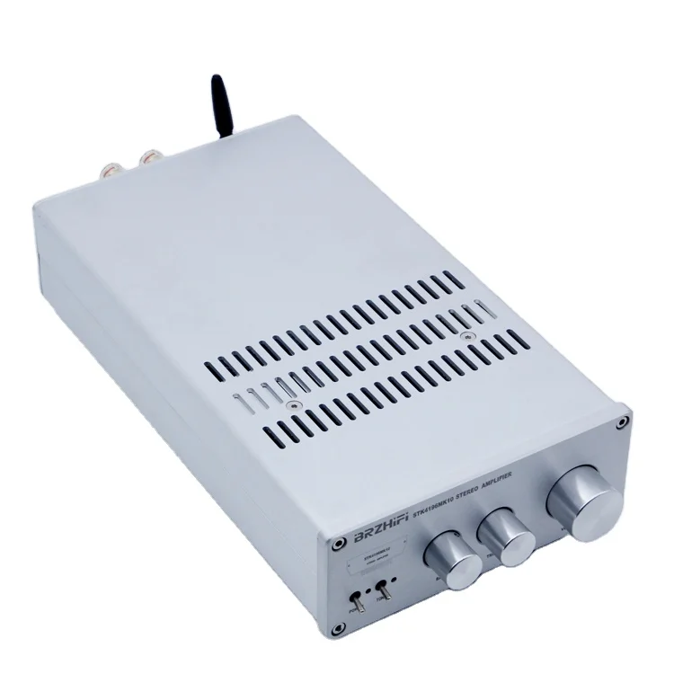 BRZHIFI STK4196 High Quality 50W Home Aluminium Alloy Audio Amplifier Professional Audio Power Amplifier
BRZHIFI STK4196 High Quality 50W Home Aluminium Alloy Audio Amplifier Professional Audio Power Amplifier