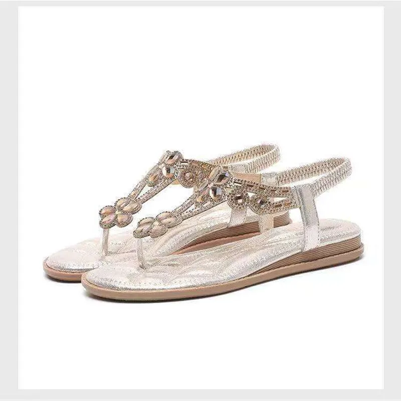 2026 Summer beaded sandals women fashionable flat-bottomed openwork design comfortable lightweight anti-slip casual shoes
2026 Summer beaded sandals women fashionable flat-bottomed openwork design comfortable lightweight anti-slip casual shoes