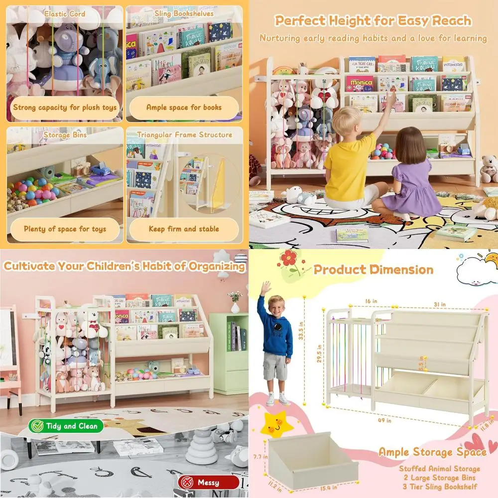 Белая книжная полка Монтессори для малышей с местом для хранения детских комнат, игр и детских комнат
Белая книжная полка Монтессори для малышей с местом для хранения детских комнат, игр и детских комнат