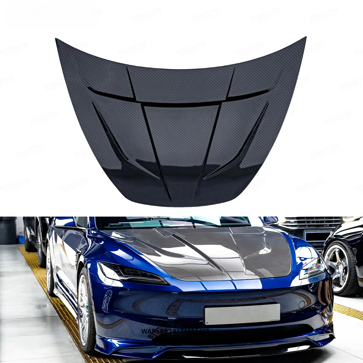 Thunder Style Carbon Fiber Hood for Model 3 Lightweight Bonnet Upgrade for Highland 2024+ New Exterior Auto Body
Thunder Style Carbon Fiber Hood for Model 3 Lightweight Bonnet Upgrade for Highland 2024+ New Exterior Auto Body