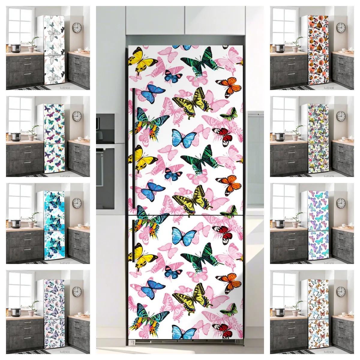 Pink Butterfly Dream Fridge Sticker Waterproof Removable Floral & Butterfly Decal for Kitchen Appliance Cabinets wardrobe Decor
Pink Butterfly Dream Fridge Sticker Waterproof Removable Floral & Butterfly Decal for Kitchen Appliance Cabinets wardrobe Decor