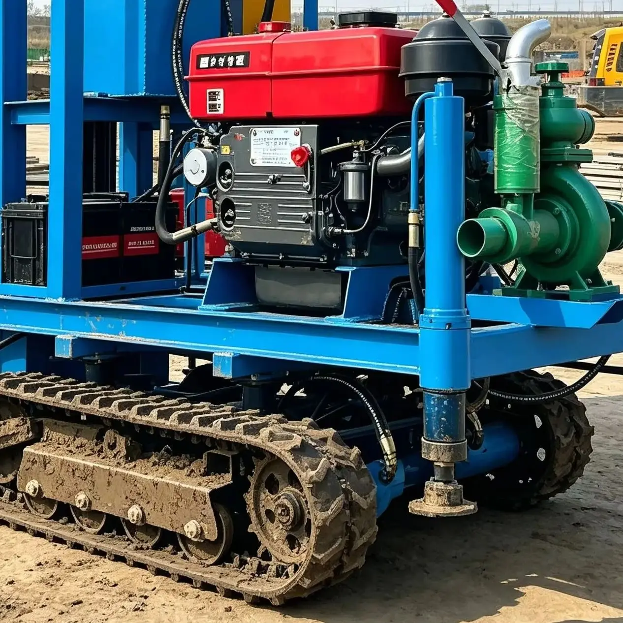 Customized 130-260m All-Terrain Crawler Water Well Drilling Rig Hot Sale Hydraulic Portable Drilling Machine
Customized 130-260m All-Terrain Crawler Water Well Drilling Rig Hot Sale Hydraulic Portable Drilling Machine