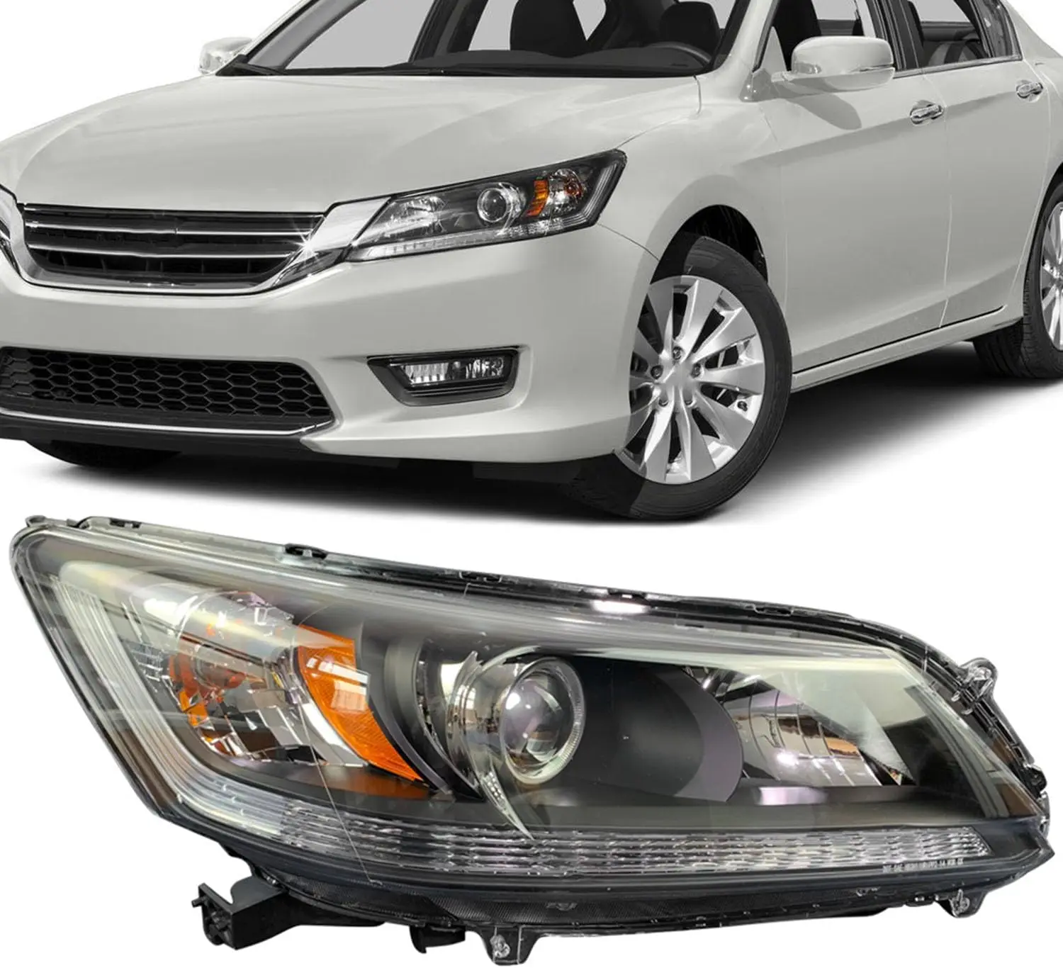 Фара в сборе, совместимая с Honda Accord 4-дверным седанным, замена галогенной фары 2013-2015 годов — правая сторона пассажира HO250
Фара в сборе, совместимая с Honda Accord 4-дверным седанным, замена галогенной фары 2013-2015 годов — правая сторона пассажира HO250