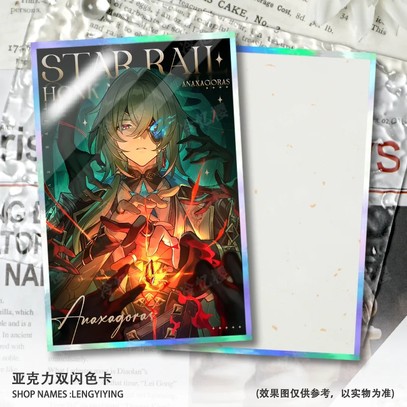Аниме Honkai: Star Rail Tribios Mydei Phainon Castorice, мультяшная цветная бумага, коллекция косплея, фирменная карта, подарок
Аниме Honkai: Star Rail Tribios Mydei Phainon Castorice, мультяшная цветная бумага, коллекция косплея, фирменная карта, подарок