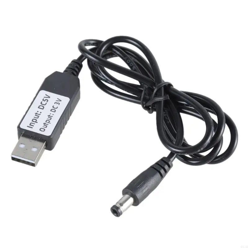QX2B Portable USB Male to DC5521 Plug Male Power Cord Charging Wire Line Black 1m
QX2B Portable USB Male to DC5521 Plug Male Power Cord Charging Wire Line Black 1m