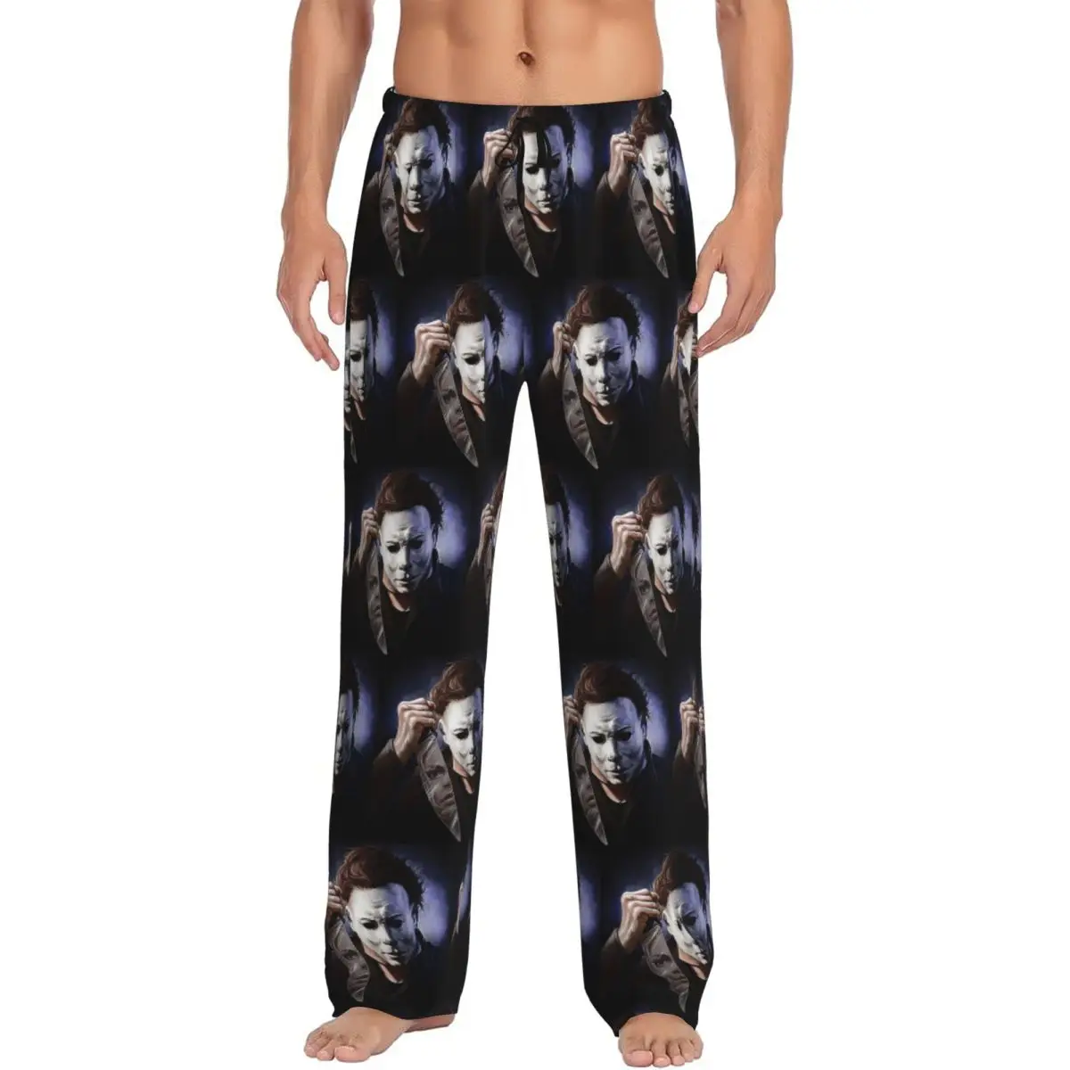 Изготовленные на заказ пижамные штаны Michael Myers, мужская одежда для сна, штаны для сна с карманами
Изготовленные на заказ пижамные штаны Michael Myers, мужская одежда для сна, штаны для сна с карманами