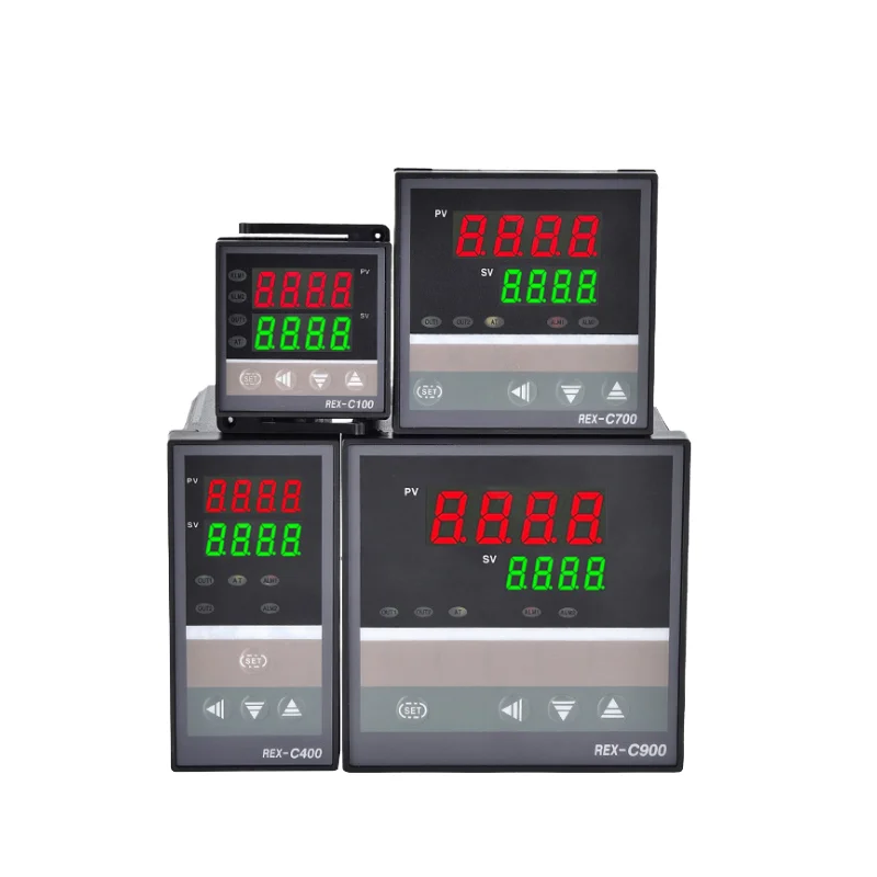 Digital PID Temperature Controller REX-C900 REX C100 Temperature Regulator 40DA SSR Relay Type K Thermocouple 1m Probe Kit RKC
Digital PID Temperature Controller REX-C900 REX C100 Temperature Regulator 40DA SSR Relay Type K Thermocouple 1m Probe Kit RKC