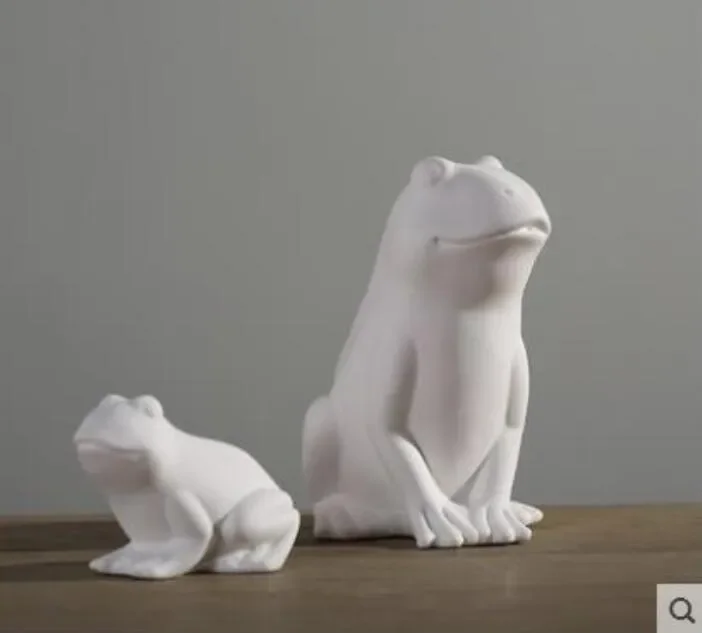 Modern ceramic creative white frog family statue home pc decor crafts room decoration porcelain animal figurine wedding ornament
Modern ceramic creative white frog family statue home pc decor crafts room decoration porcelain animal figurine wedding ornament
