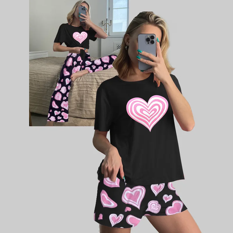 Пижамные комплекты с принтом Love, розовая Женская домашняя одежда, одежда для отдыха, пижама, одежда для сна, пижама Pj, 2 предмета
Пижамные комплекты с принтом Love, розовая Женская домашняя одежда, одежда для отдыха, пижама, одежда для сна, пижама Pj, 2 предмета
