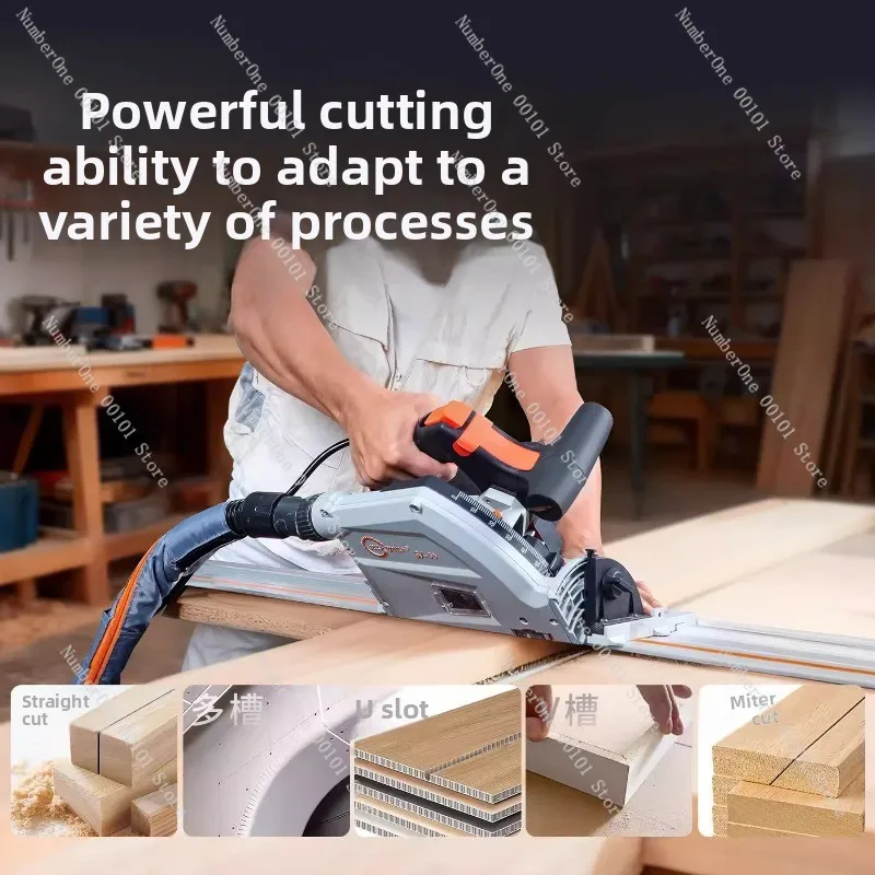 SJ-55 Brushless Track Saw, Dust-Free Gypsum Board Ceiling Woodworking Cutting Tool for Decoration
SJ-55 Brushless Track Saw, Dust-Free Gypsum Board Ceiling Woodworking Cutting Tool for Decoration
