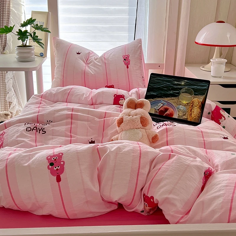 Bonenjoy Print Bedsheets Set Single/Double/Queen/King Size Bedclothes 침구세트 Girls Room Bedding Set постельное белье комплект
Bonenjoy Print Bedsheets Set Single/Double/Queen/King Size Bedclothes 침구세트 Girls Room Bedding Set постельное белье комплект