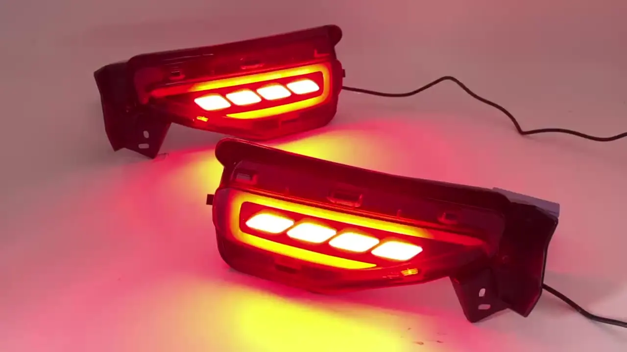 Applicable to 16-20 fortuner rear bumper lights 2016 Runner rear bumper light driving brake steering 3 function
Applicable to 16-20 fortuner rear bumper lights 2016 Runner rear bumper light driving brake steering 3 function