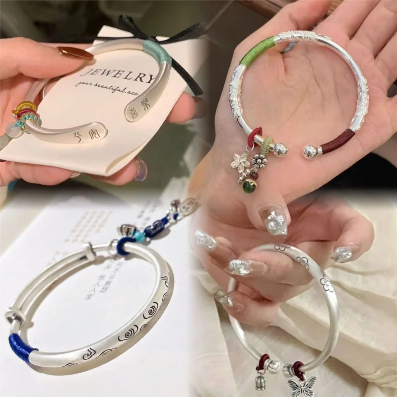 Lepure Women S999 Silver Youth Style Bracelet Valentine'S Day Girlfriend Birthday Present 
Lepure Women S999 Silver Youth Style Bracelet Valentine'S Day Girlfriend Birthday Present