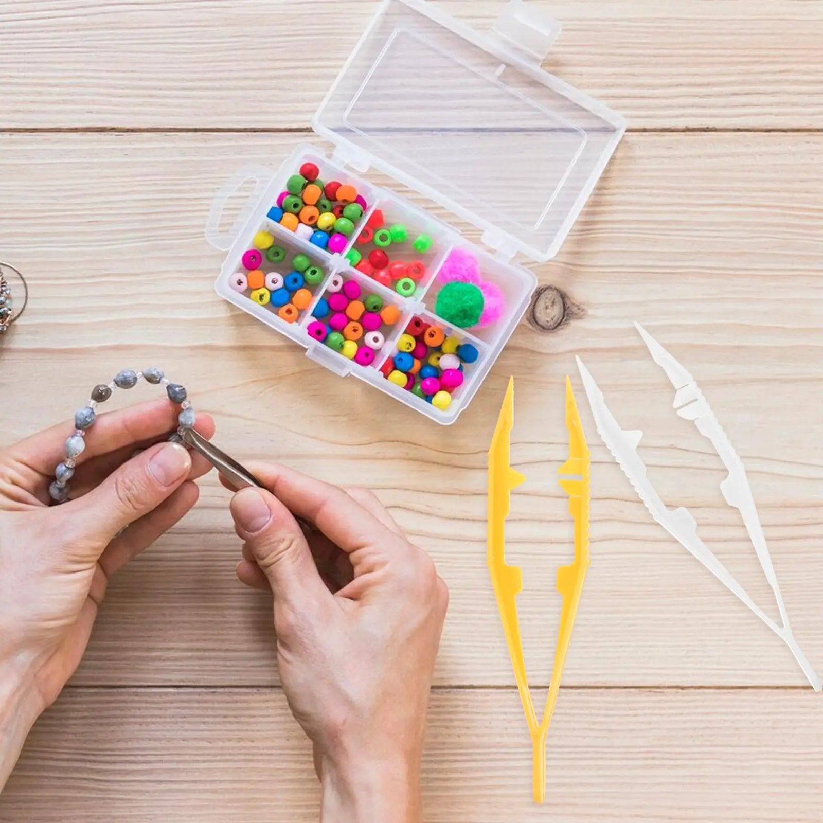 20 Pcs Plastic Tweezers Jewelry Kids Tools for Stamps Craft Stickers Bead DIY Beads
20 Pcs Plastic Tweezers Jewelry Kids Tools for Stamps Craft Stickers Bead DIY Beads