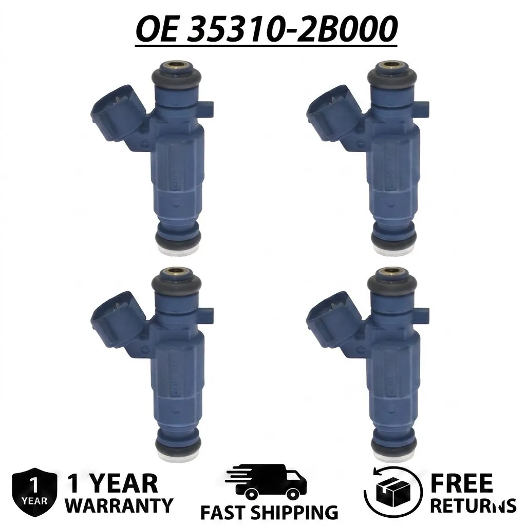 4Pcs Fuel Injector Nozzles for Kia Soul Rio 1.4L 1.6L 35310-2B000
4Pcs Fuel Injector Nozzles for Kia Soul Rio 1.4L 1.6L 35310-2B000