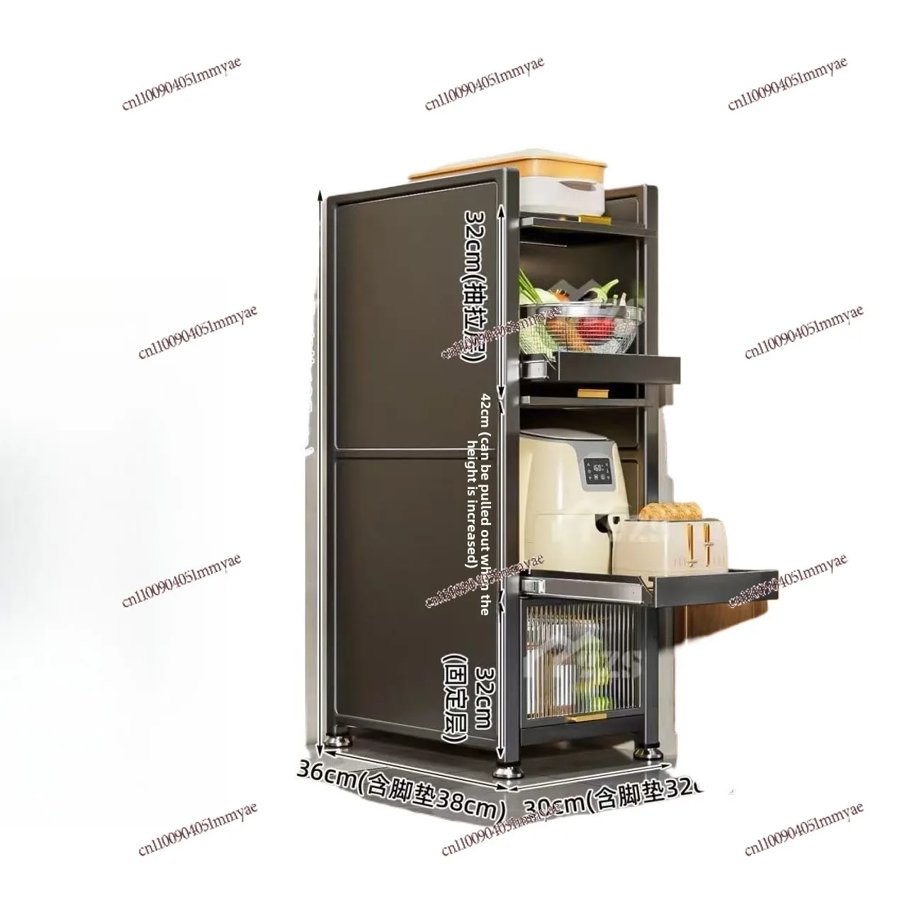 Kitchen with Door, Pull-out Model, Shelf, Crevice Cabinet, Refrigerator Side Floor-to-ceiling Microwave Oven, Multi-functional
Kitchen with Door, Pull-out Model, Shelf, Crevice Cabinet, Refrigerator Side Floor-to-ceiling Microwave Oven, Multi-functional