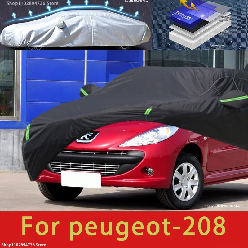 For Peugeot 208 Fit Outdoor Protection Car Covers Snow Cover Sunshade Waterproof Dustproof Exterior black car cover
For Peugeot 208 Fit Outdoor Protection Car Covers Snow Cover Sunshade Waterproof Dustproof Exterior black car cover
