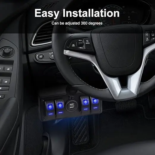 НОВЫЙ 1 шт. 4-панельный автомобильный переключатель 12 В, переключатель включения и выключения с двумя зарядными устройствами USB, водонепроницаемый светодиодный для морского автомобиля, лодки, автомобиля, грузовика
НОВЫЙ 1 шт. 4-панельный автомобильный переключатель 12 В, переключатель включения и выключения с двумя зарядными устройствами USB, водонепроницаемый светодиодный для морского автомобиля, лодки, автомобиля, грузовика