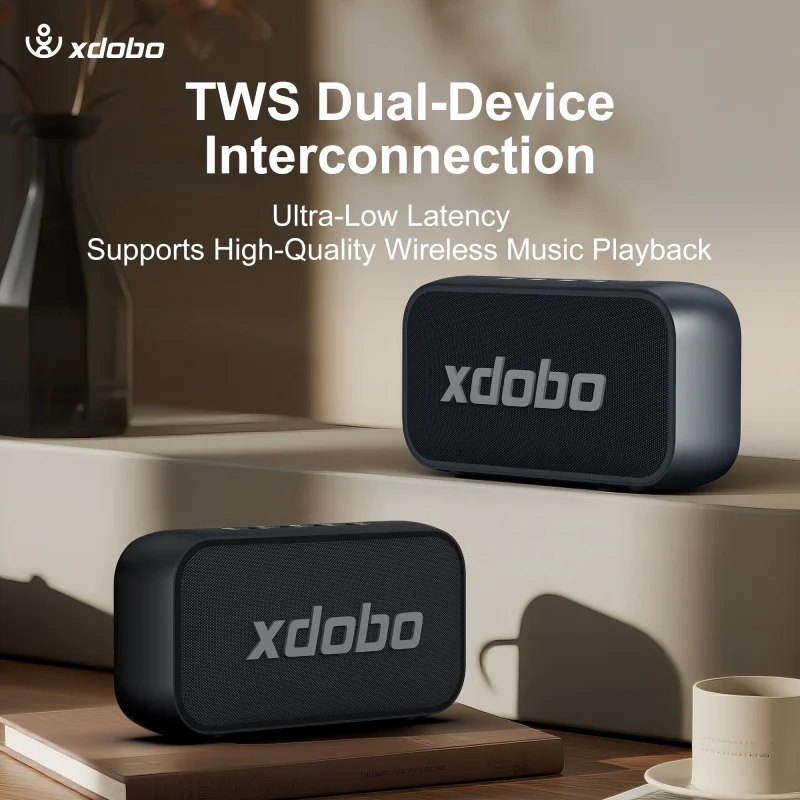 XDOBO LUXE MiNi 10W high fidelity portable Bluetooth speaker with strong outdoor sound effects supporting MP3 music playback/TWS
XDOBO LUXE MiNi 10W high fidelity portable Bluetooth speaker with strong outdoor sound effects supporting MP3 music playback/TWS