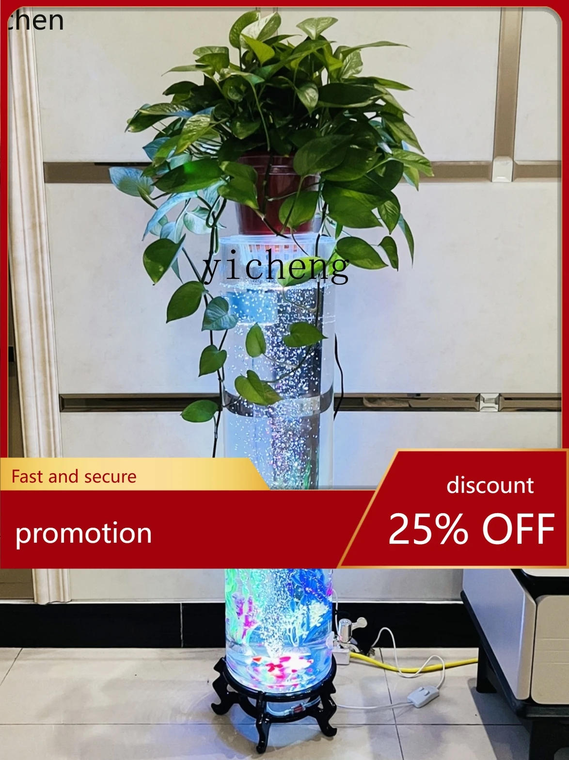 YFY Cylindrical Fish Tank Living Room Light Mute Oxygenation Fish Tank Landscape
YFY Cylindrical Fish Tank Living Room Light Mute Oxygenation Fish Tank Landscape