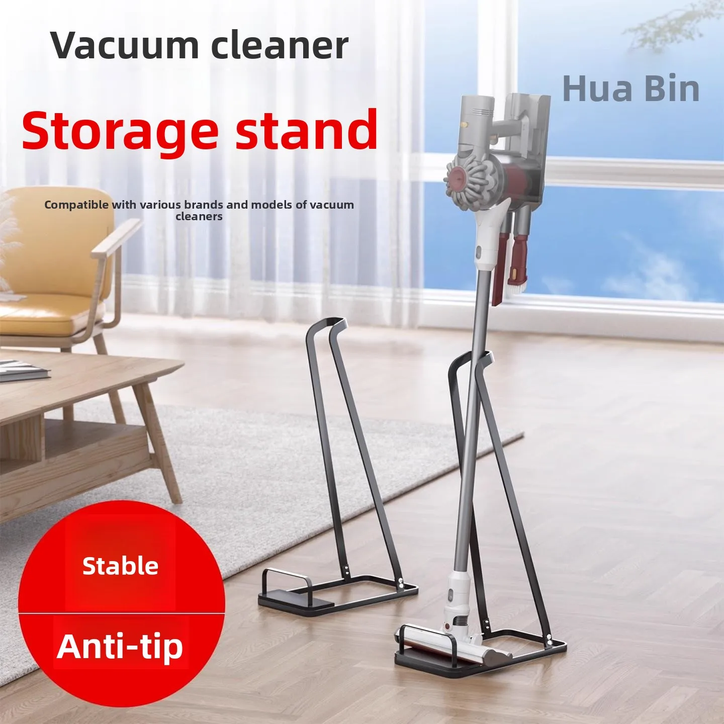 Portable Stand for Wireless Vacuum Cleaner Multi Brand Universal No Punching Required Free Standing Not against Wall Floor Rack
Portable Stand for Wireless Vacuum Cleaner Multi Brand Universal No Punching Required Free Standing Not against Wall Floor Rack