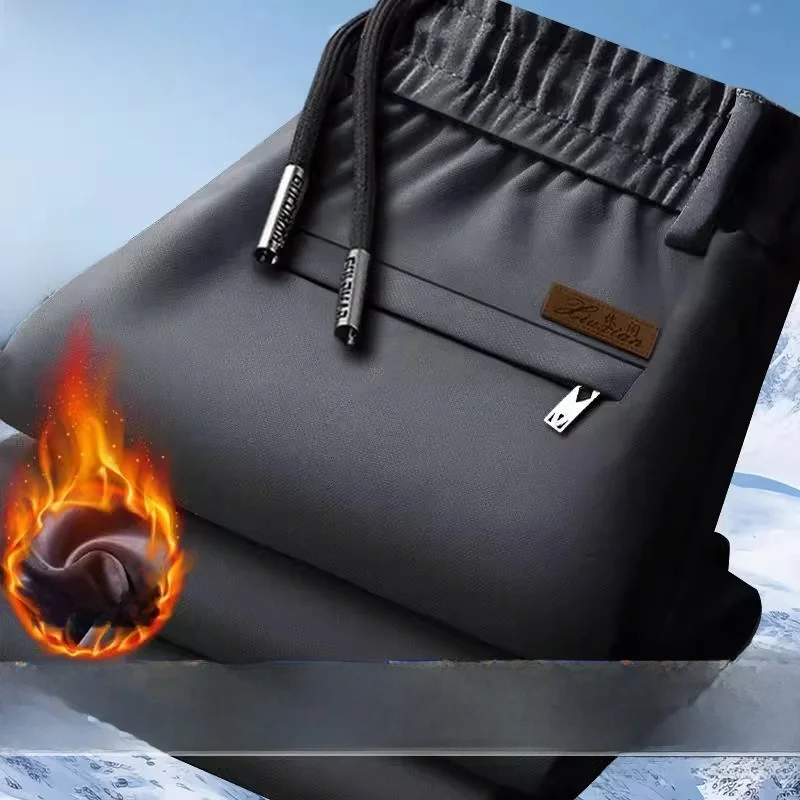 Мужские теплые брюки свободного кроя с флисовой подкладкой, прямые, для работы, повседневные, удобные, теплые, из полиэфирного волокна, для осени и зимы
Мужские теплые брюки свободного кроя с флисовой подкладкой, прямые, для работы, повседневные, удобные, теплые, из полиэфирного волокна, для осени и зимы