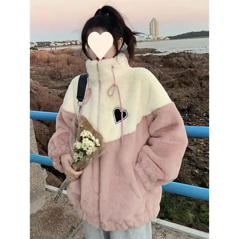 Thickened Fleece Sweatshirt for Junior And High School Girls Autumn Winter Cotton Jacket Long Sleeve Pure Color Commute Style
Thickened Fleece Sweatshirt for Junior And High School Girls Autumn Winter Cotton Jacket Long Sleeve Pure Color Commute Style