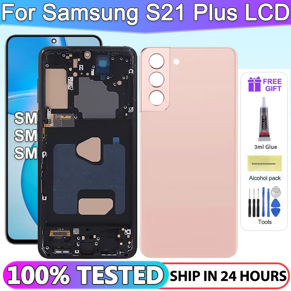S21 Plus For Samsung 6.7''For S21+ 5G G996B G996U G996W LCD Display Touch Screen Digitizer Assembly Replacement
S21 Plus For Samsung 6.7''For S21+ 5G G996B G996U G996W LCD Display Touch Screen Digitizer Assembly Replacement