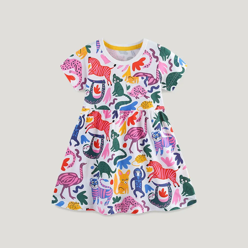 Cartoon Dress for Girls 2025 - European Style Cotton Summer Dress with Playful Short Sleeves, Cute Toddler Clothes Ages 2-7
Cartoon Dress for Girls 2025 - European Style Cotton Summer Dress with Playful Short Sleeves, Cute Toddler Clothes Ages 2-7
