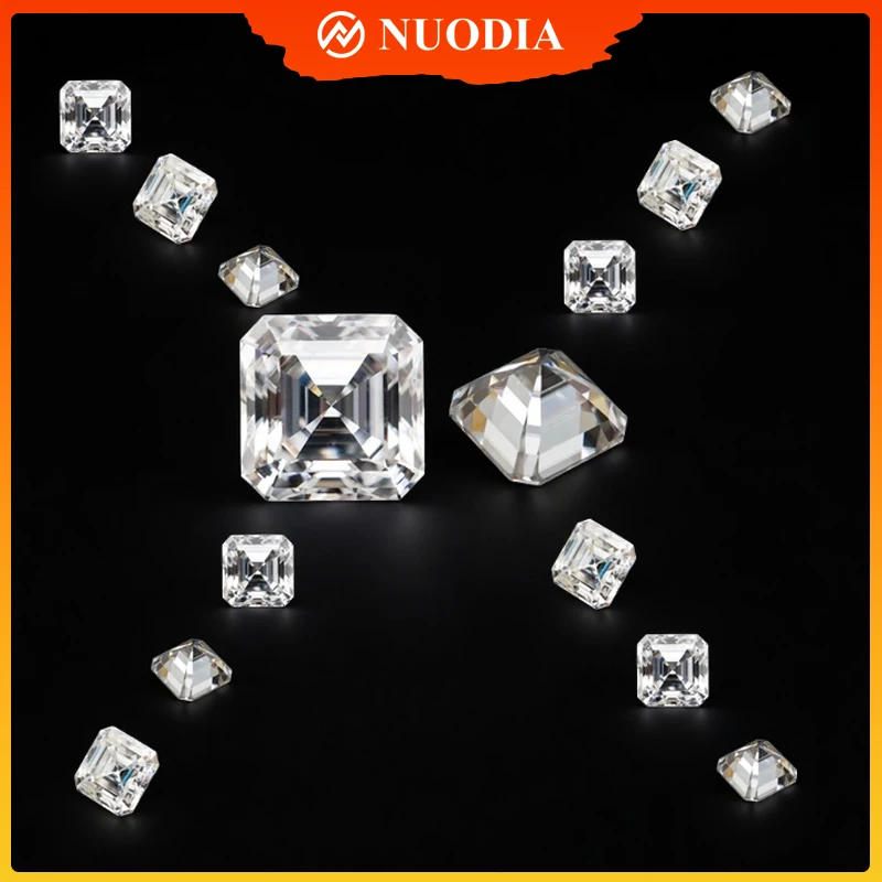 New Jewelry White D Colorless Asscher Cut Moissanite Loose Diamond 0.5-7.0ct Pass Test with GRA Certificate Pass Diamond Tester
New Jewelry White D Colorless Asscher Cut Moissanite Loose Diamond 0.5-7.0ct Pass Test with GRA Certificate Pass Diamond Tester
